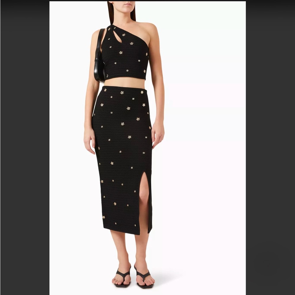 NWT Sandro knit skirt set